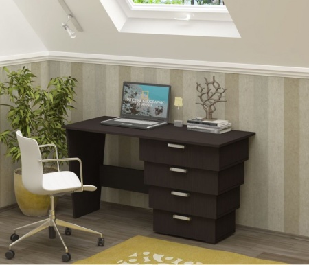 Письменный Стол  Модерн 04 Венге (Ш-1400 × Г-600 × В-775)