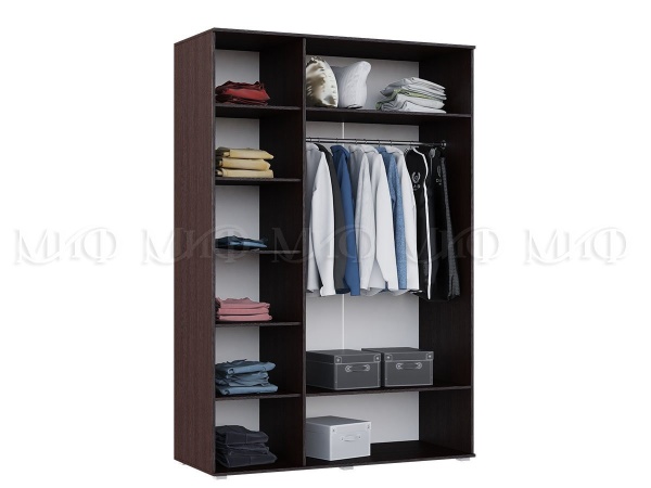 Шкаф 3-х Створчатый Нонна Ш-1500хВ-2236хГ-524 мм/Разные Цвета